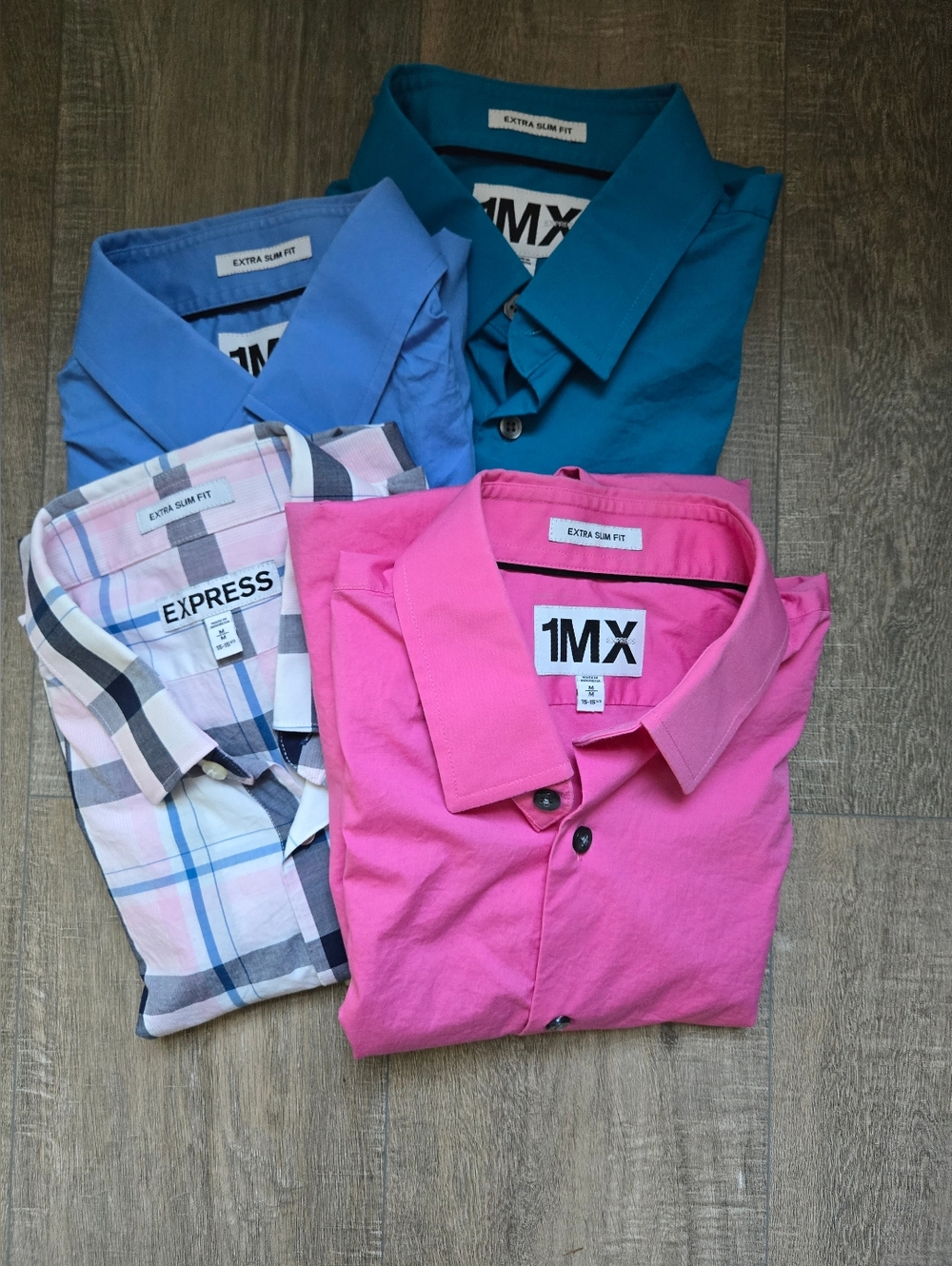 4 Express Extra Slim Fit Button-Up Shirt